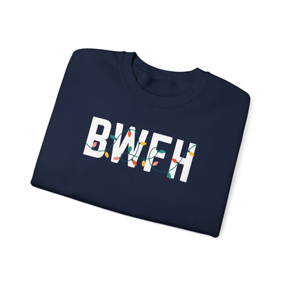BWFH HOLIDAY LIGHTS HEAVY BLEND CREWNECK