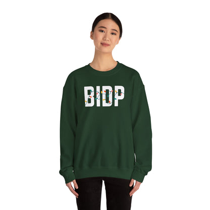 BIDP HOLIDAY LIGHTS HEAVY BLEND CREWNECK