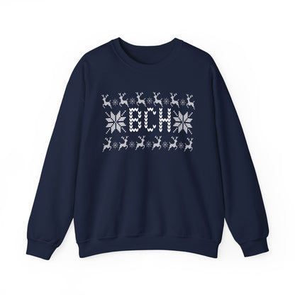 BCH UGLY SWEATER HEAVY BLEND CREWNECK
