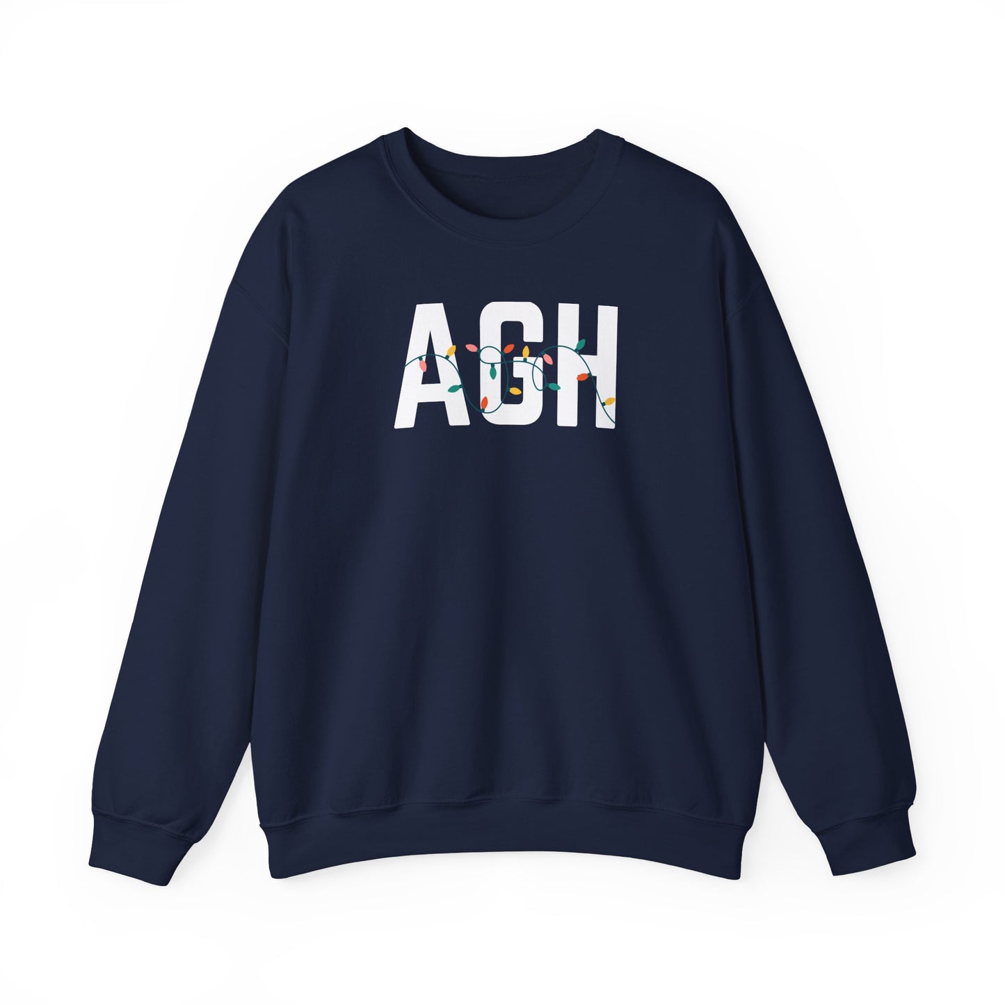 AGH HOLIDAY LIGHTS HEAVY BLEND CREWNECK