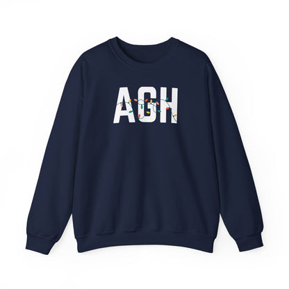 AGH HOLIDAY LIGHTS HEAVY BLEND CREWNECK