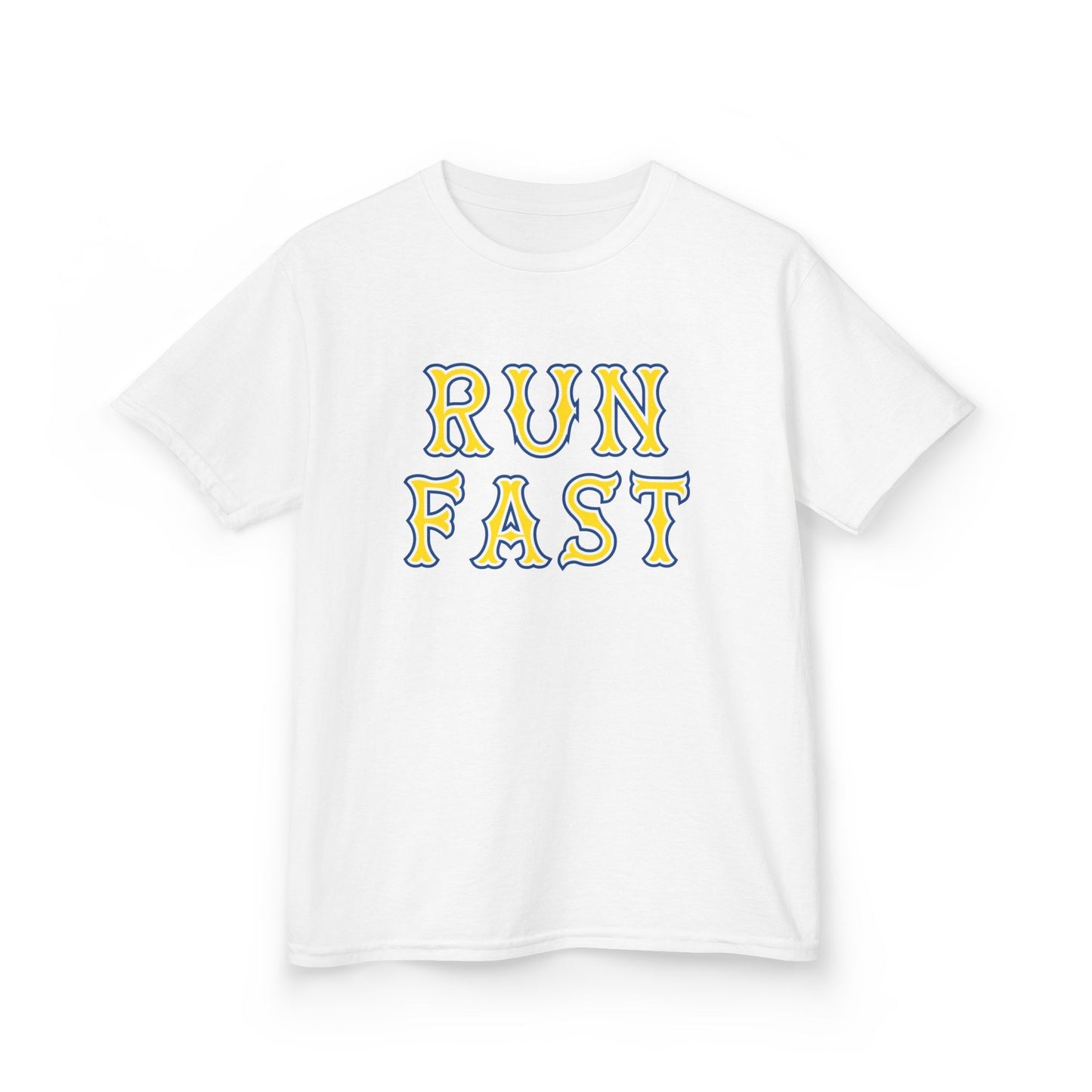 KIDS RUN FAST COTTON TEE