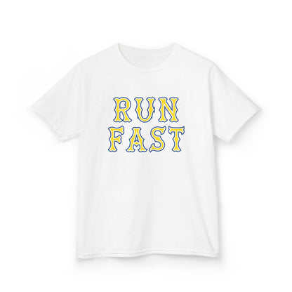 KIDS RUN FAST COTTON TEE