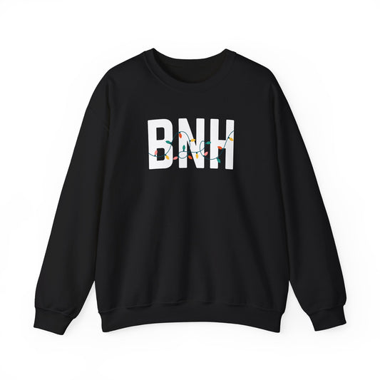 BNH HOLIDAY LIGHTS HEAVY BLEND CREWNECK
