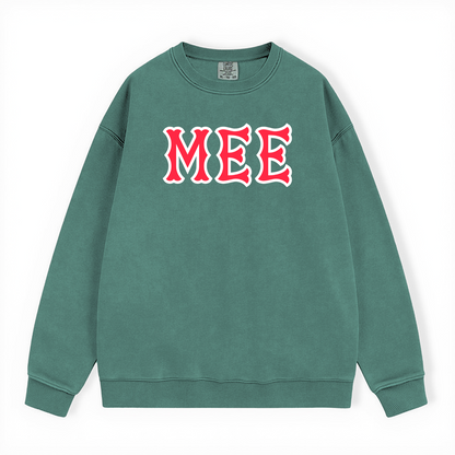 MEE SOX LETTERS CREWNECK