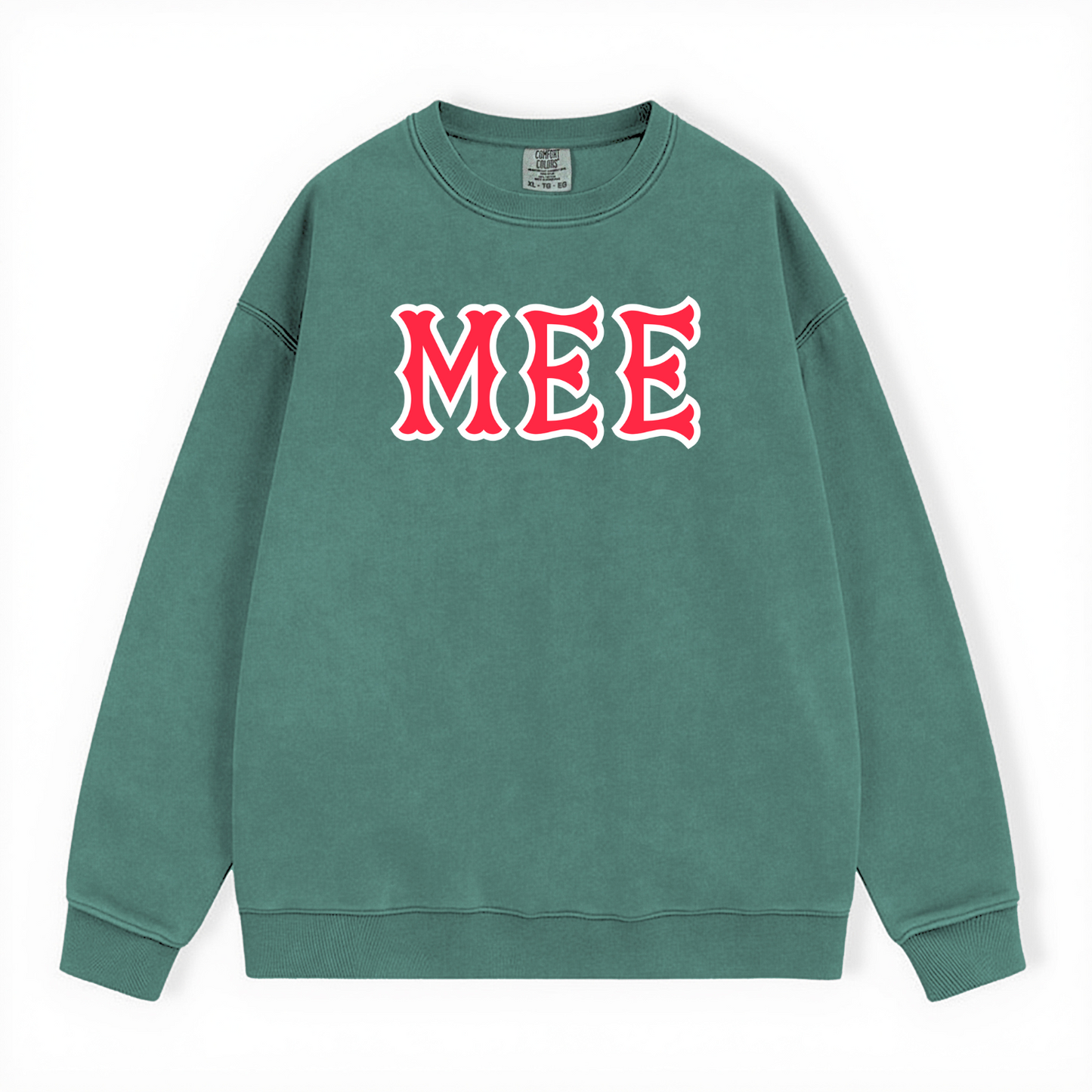 MEE SOX LETTERS CREWNECK- CLEARANCE