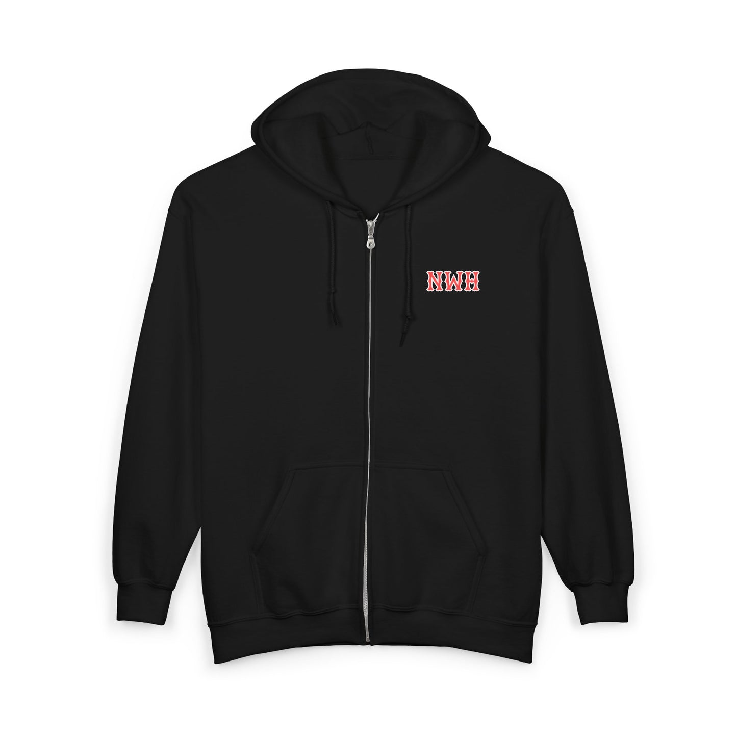 NWH SOX LETTERS HEAVY BLEND FULL ZIP HOODIE