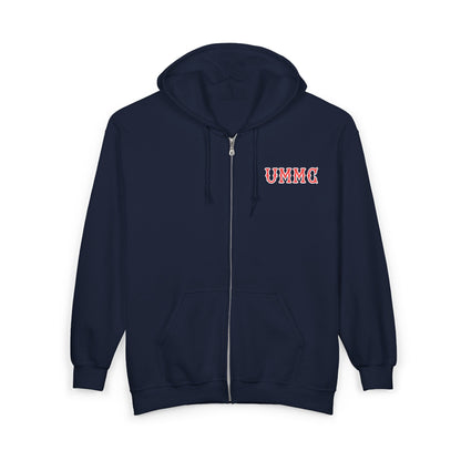 UMMC SOX LETTERS HEAVY BLEND FULL ZIP HOODIE