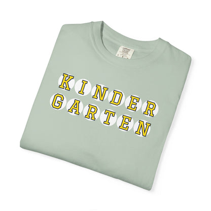 KINDERGARTEN YELLOW PLAYER NUMBER T-SHIRT