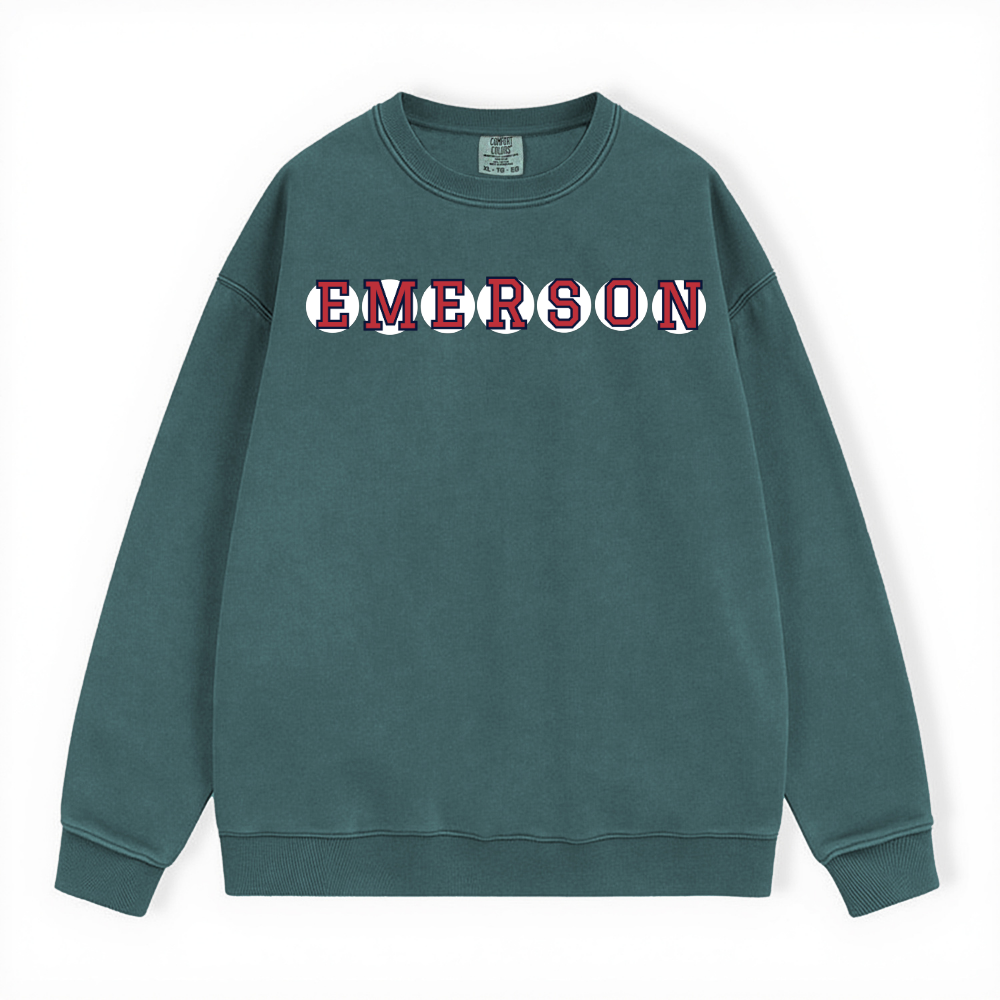 EMERSON RETIRED SOX LETTER CREWNECK