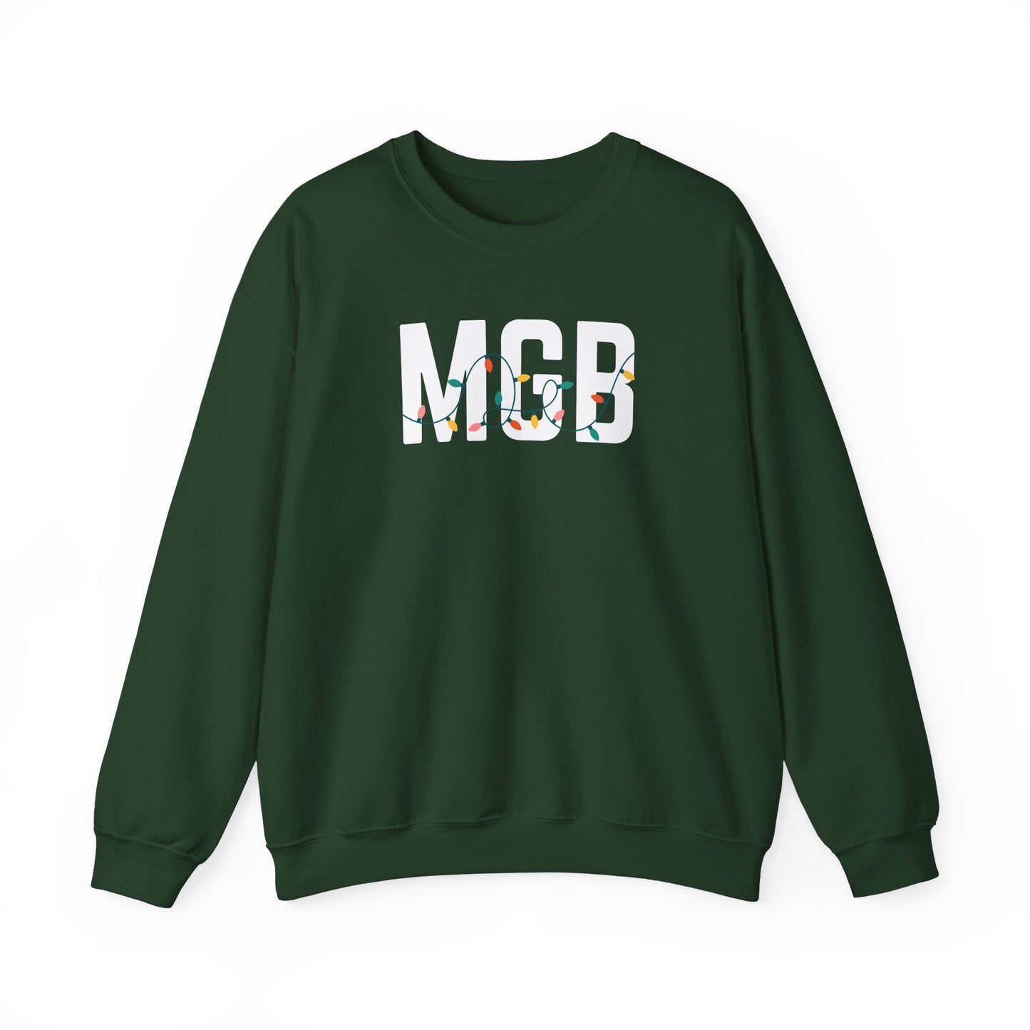MGB HOLIDAY LIGHTS HEAVY BLEND CREWNECK
