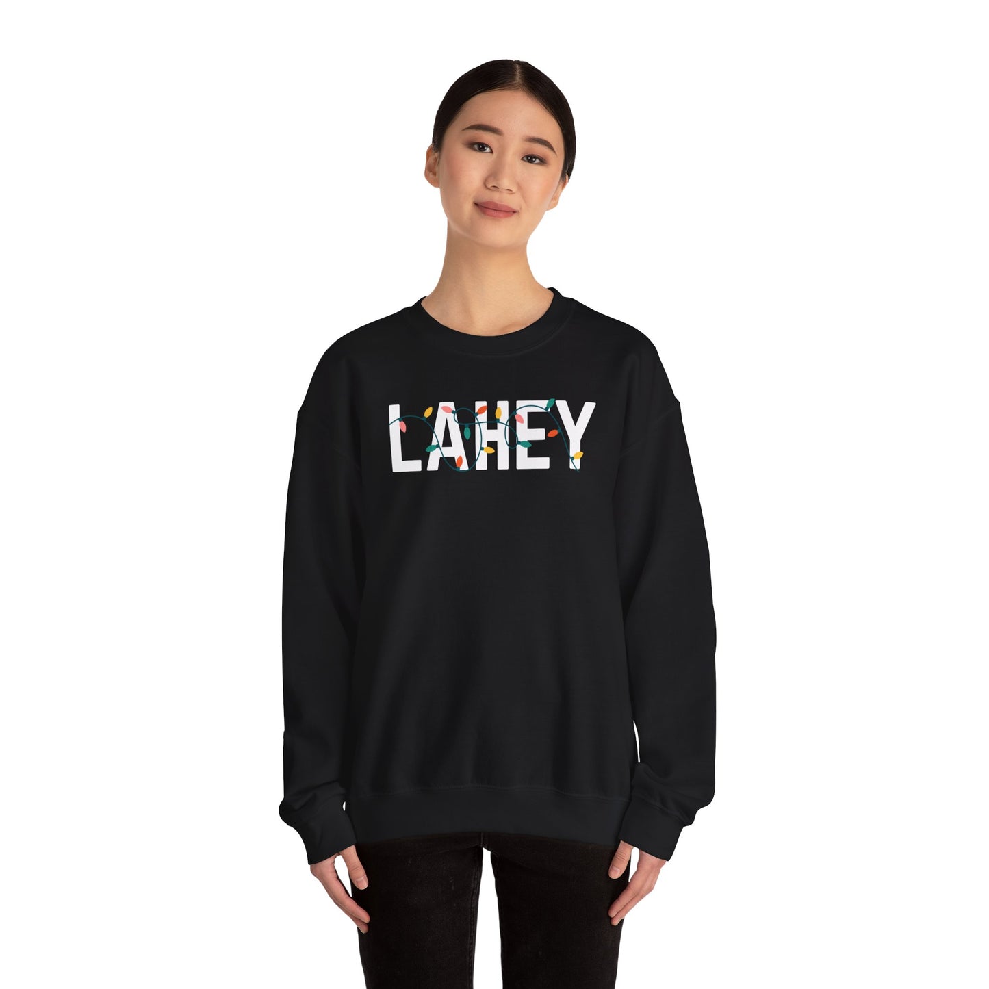 LAHEY HOLIDAY LIGHTS HEAVY BLEND CREWNECK