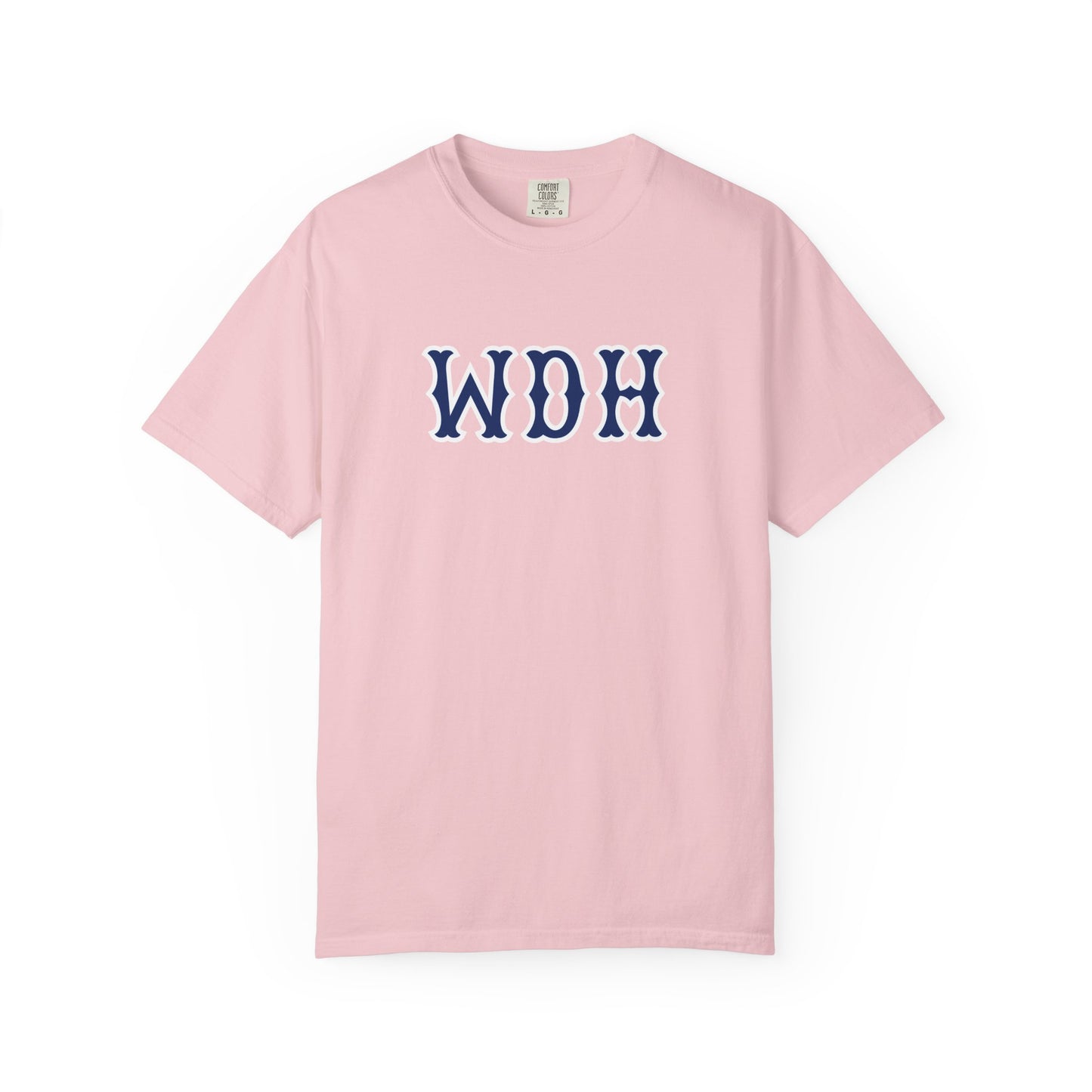 WDH NAVY SOX LETTERS TEE