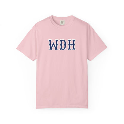 WDH NAVY SOX LETTERS TEE