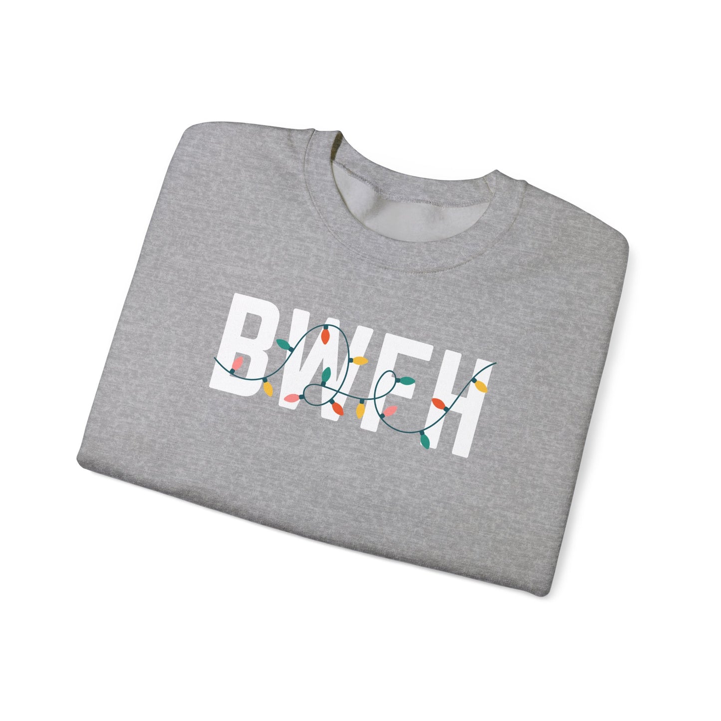 BWFH HOLIDAY LIGHTS HEAVY BLEND CREWNECK