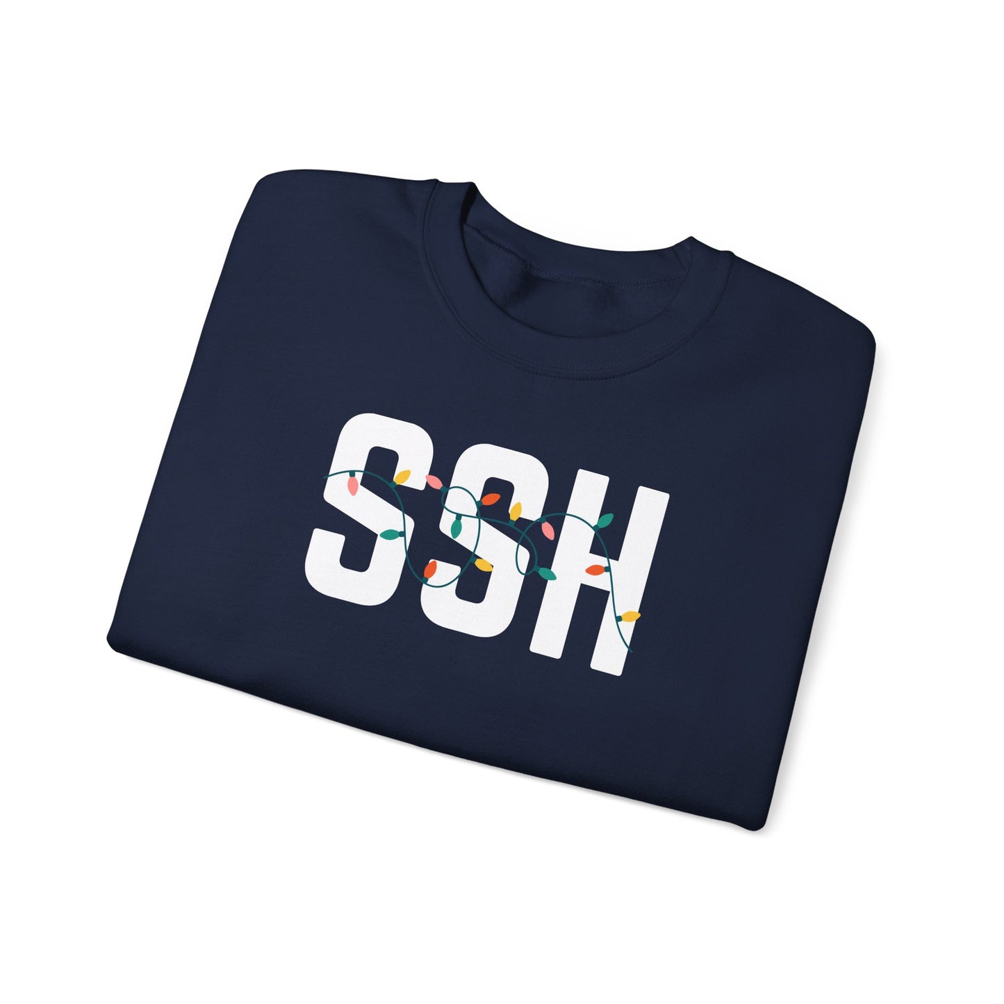 SSH HOLIDAY LIGHTS HEAVY BLEND CREWNECK