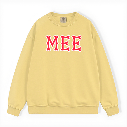 MEE SOX LETTERS CREWNECK