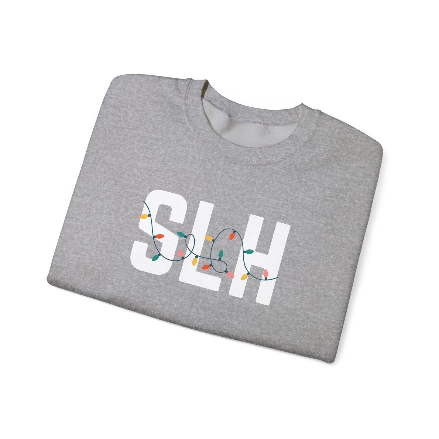SLH HOLIDAY LIGHTS HEAVY BLEND CREWNECK