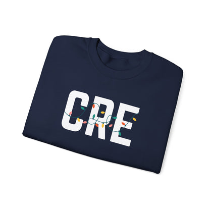 CRE HOLIDAY LIGHTS HEAVY BLEND CREWNECK
