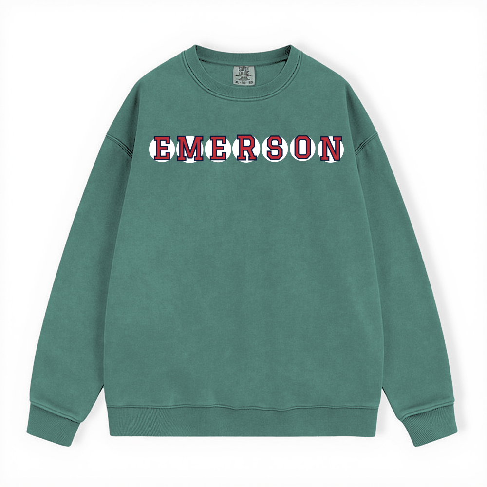 EMERSON RETIRED SOX LETTER CREWNECK