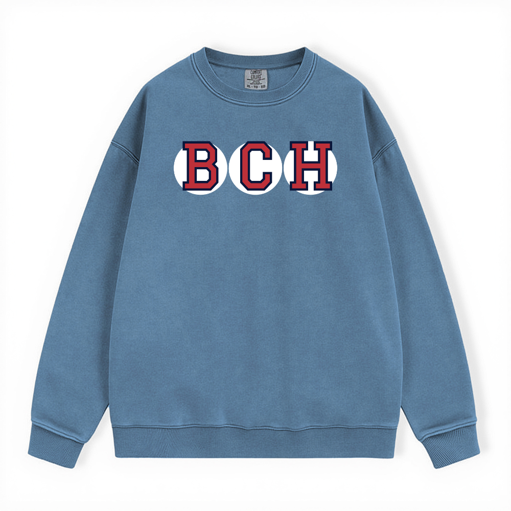 BCH RETIRED SOX LETTERS CREWNECK
