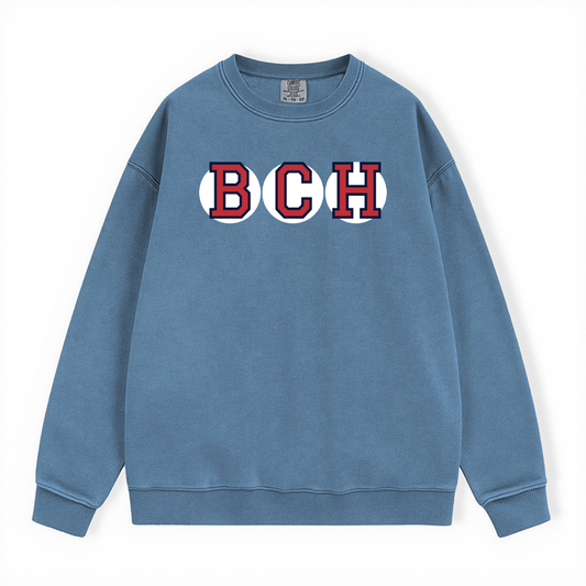 BCH RETIRED SOX LETTERS CREWNECK