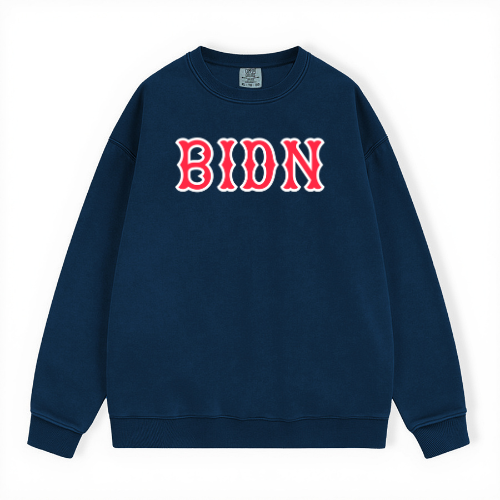 BIDN SOX LETTERS CREWNECK
