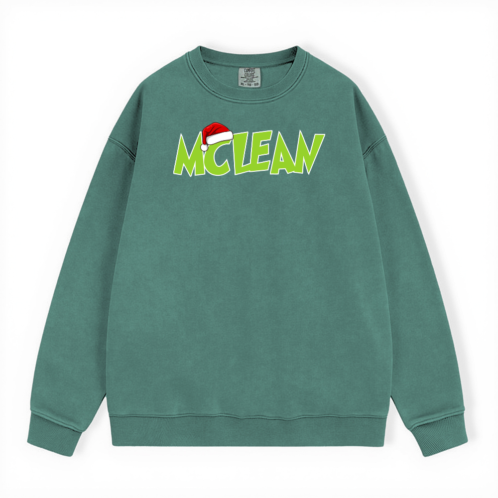MCLEAN GRINCH COMFORT COLORS CREWNECK