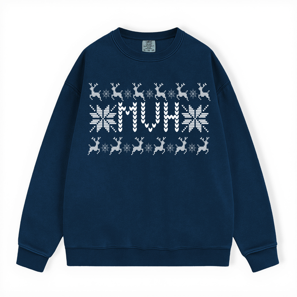 MVH UGLY SWEATER COMFORT COLORS CREWNECK