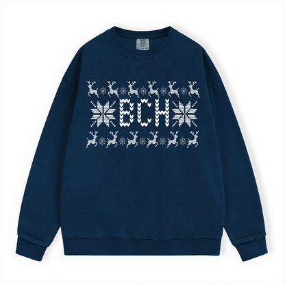 BCH UGLY SWEATER COMFORT COLORS CREWNECK