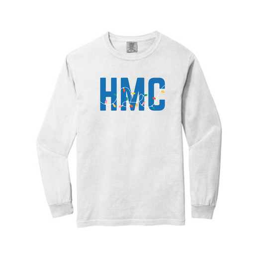 HMC HOLIDAY LIGHTS LONG SLEEVE - WHITE