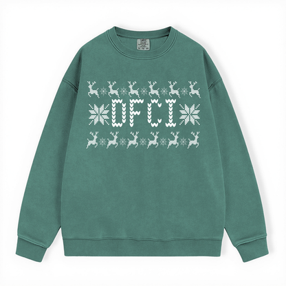 DFCI UGLY SWEATER COMFORT COLORS CREWNECK