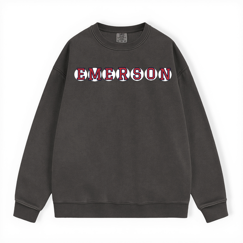 EMERSON RETIRED SOX LETTER CREWNECK