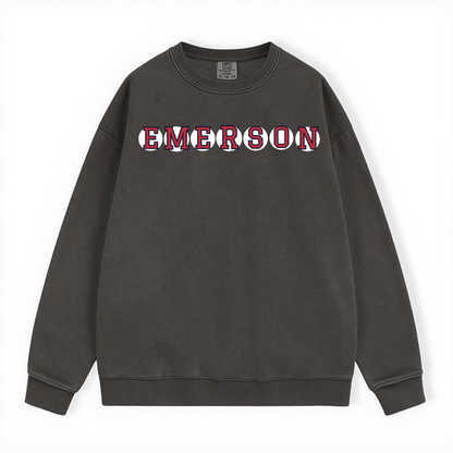 EMERSON RETIRED SOX LETTER CREWNECK