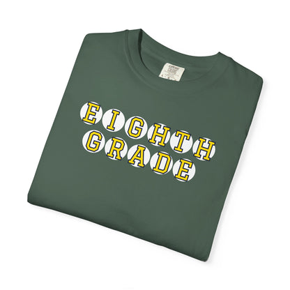 EIGHTH GRADE YELLOW PLAYER LETTERS T-SHIRT