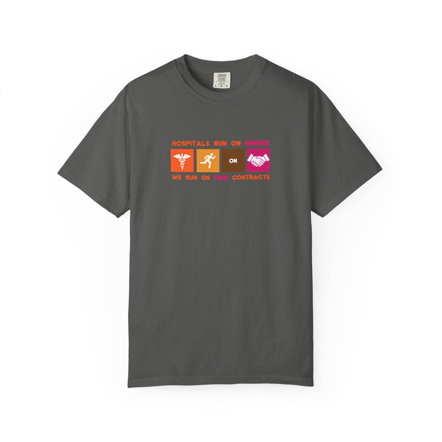 HOSPITALS RUN ON NURSES TEE