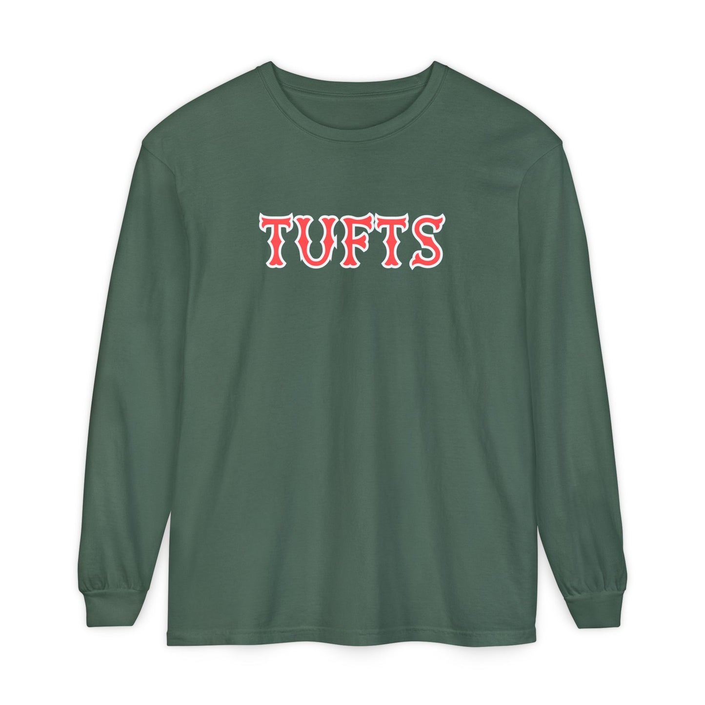 TUFTS SOX LETTERS LONG SLEEVE