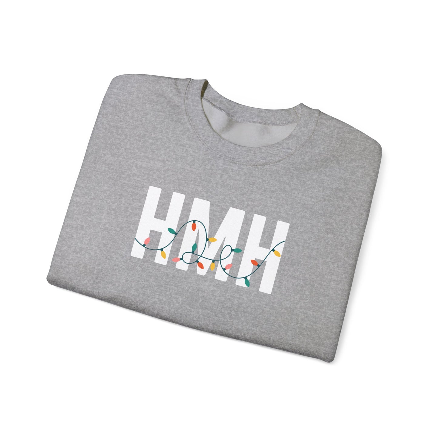 HMH HOLIDAY LIGHTS HEAVY BLEND CREWNECK