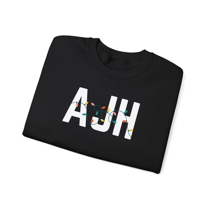 AJH HOLIDAY LIGHTS HEAVY BLEND CREWNECK