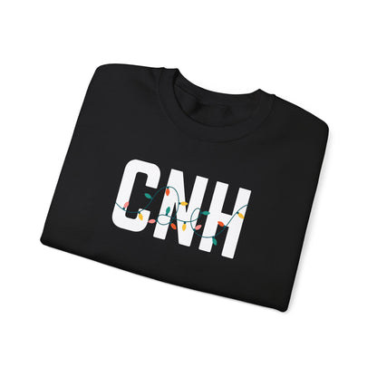 CNH HOLIDAY LIGHTS HEAVY BLEND CREWNECK
