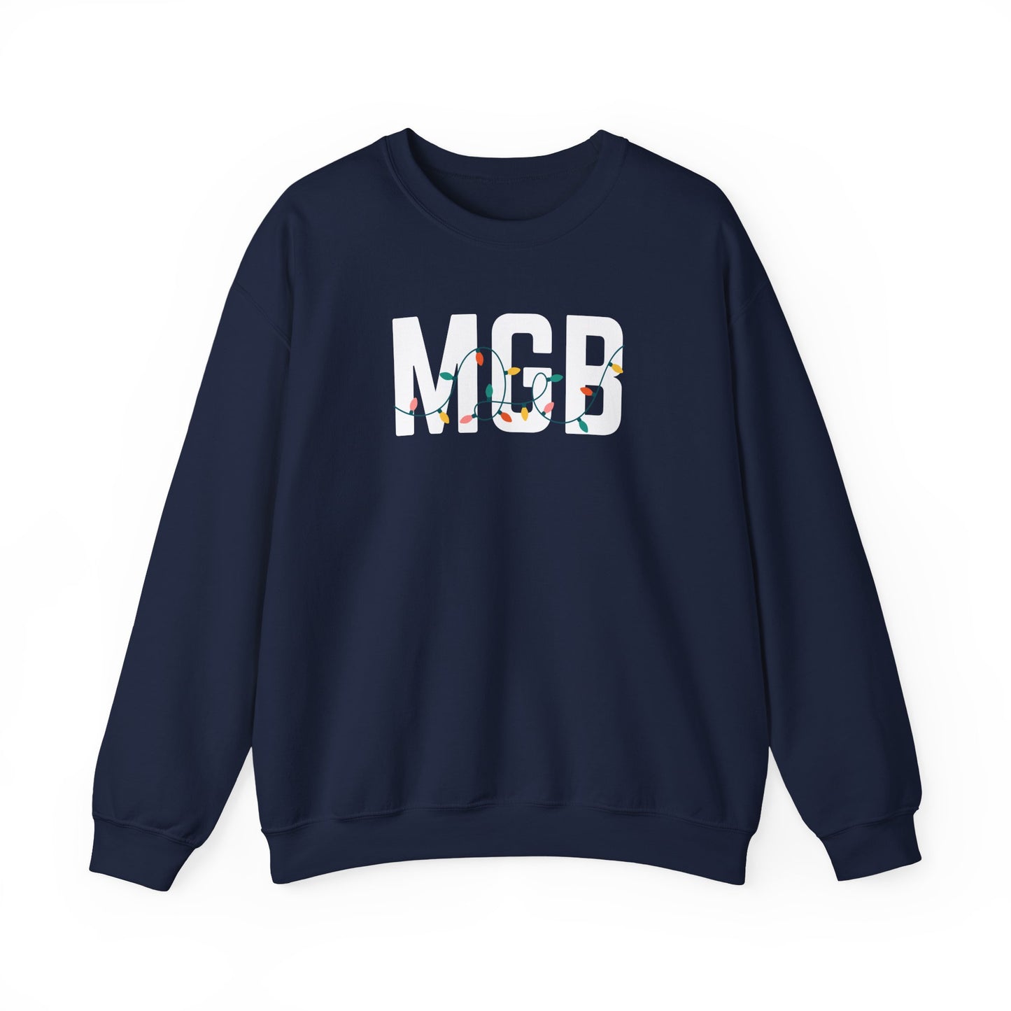 MGB HOLIDAY LIGHTS HEAVY BLEND CREWNECK