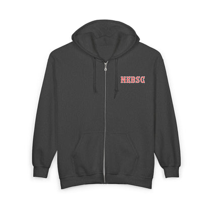 NEBSC SOX LETTERS HEAVY BLEND FULL ZIP HOODIE