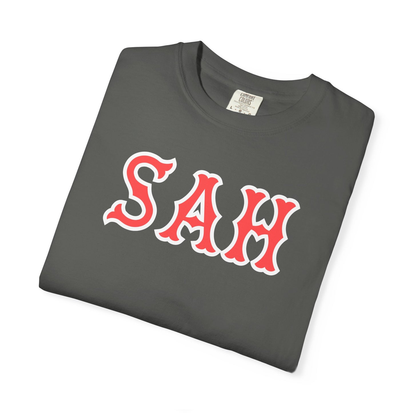 SAH SOX LETTERS TEE