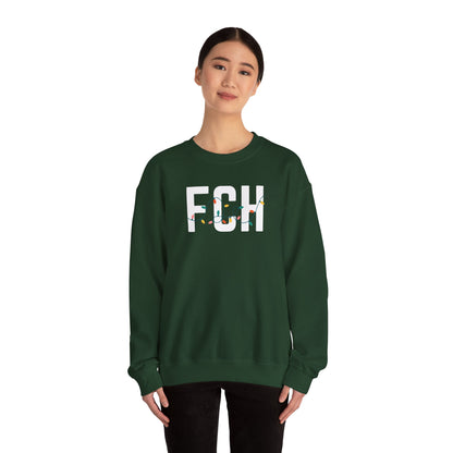 FCH HOLIDAY LIGHTS HEAVY BLEND CREWNECK