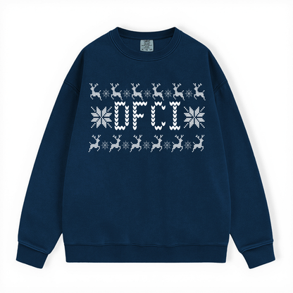 DFCI UGLY SWEATER COMFORT COLORS CREWNECK