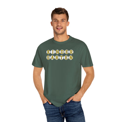 KINDERGARTEN YELLOW PLAYER NUMBER T-SHIRT