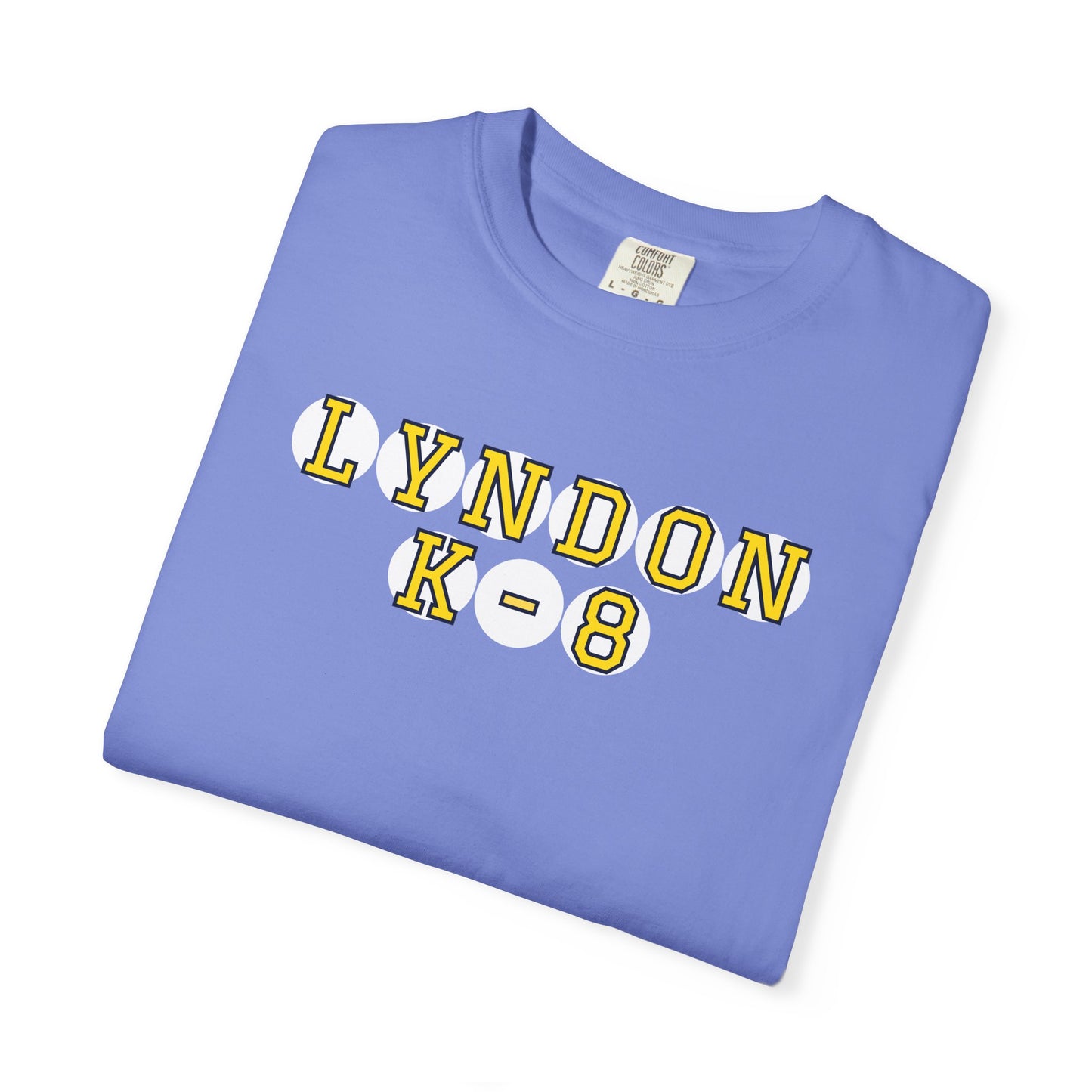 LYNDON K-8 YELLOW PLAYER LETTERS T-SHIRT
