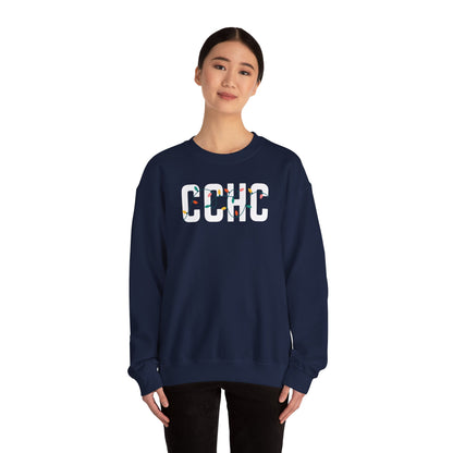 CCHC HOLIDAY LIGHTS HEAVY BLEND CREWNECK