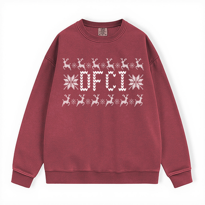 DFCI UGLY SWEATER COMFORT COLORS CREWNECK