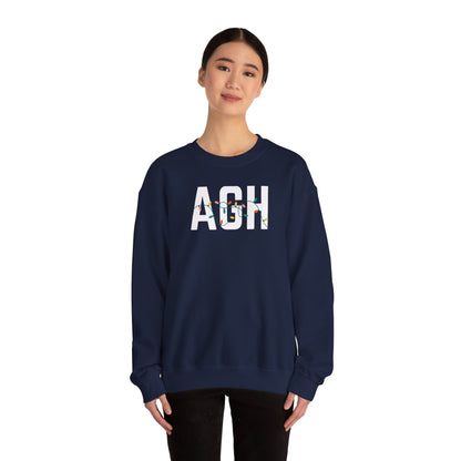 AGH HOLIDAY LIGHTS HEAVY BLEND CREWNECK
